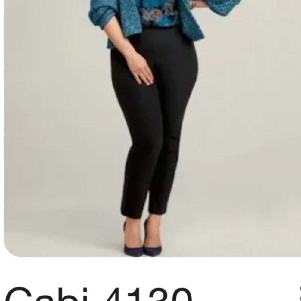 Cabi NWT 16 BLACK CAPRI TROUSER